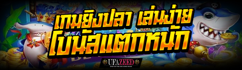 เกมยิงปลา เล่นง่าย โบนัสแตกหนัก